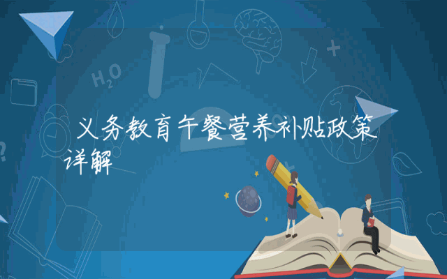 义务教育午餐营养补贴政策详解