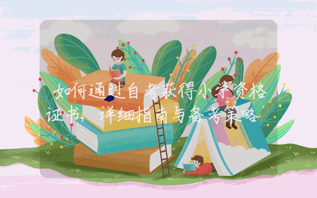 如何通过自考获得小学资格证书,详细指南与备考策略