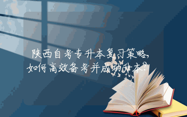 陕西自考专升本复习策略,如何高效备考并成功升本？
