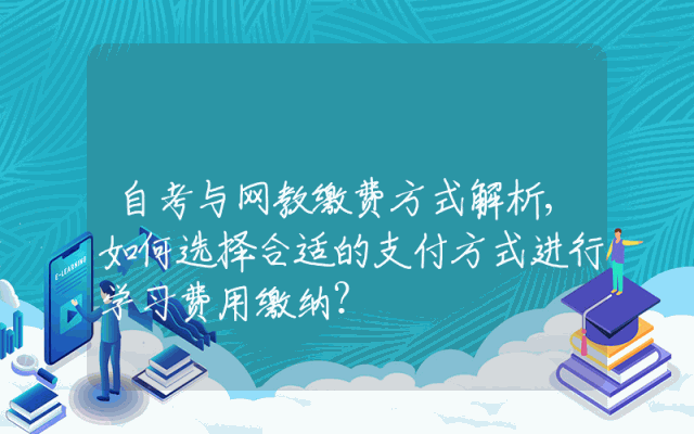 自考与网教缴费方式解析,如何选择合适的支付方式进行学习费用缴纳？